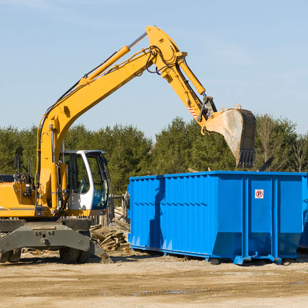 can i choose the location where the residential dumpster will be placed in Altoona Alabama